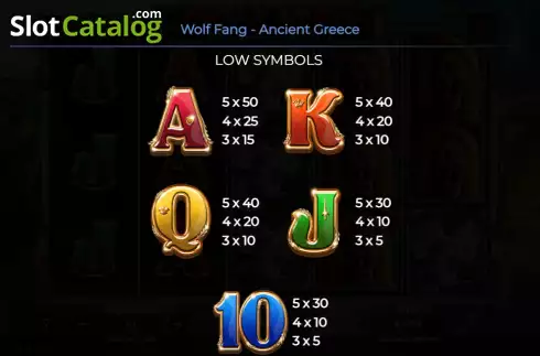 Οθόνη8. Wolf Fang - Ancient Greece Κουλοχέρης