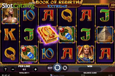 Οθόνη2. Book of Rebirth Extreme Κουλοχέρης