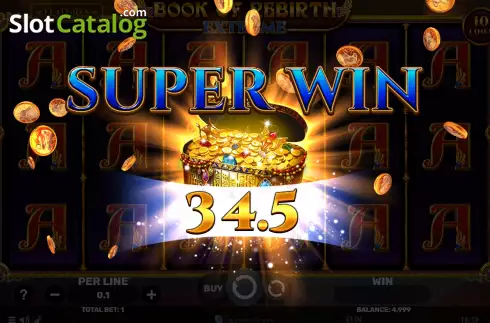 Οθόνη3. Book of Rebirth Extreme Κουλοχέρης