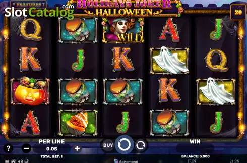 Οθόνη2. Holidays Joker Halloween Κουλοχέρης 