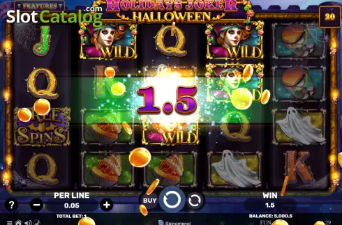 Οθόνη3. Holidays Joker Halloween Κουλοχέρης 
