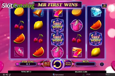 Οθόνη2. Mr. First Wins Κουλοχέρης