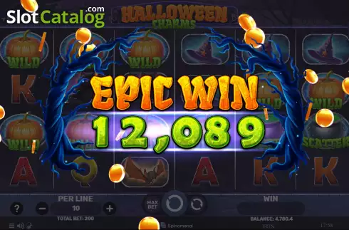 Οθόνη4. Halloween Charms Κουλοχέρης