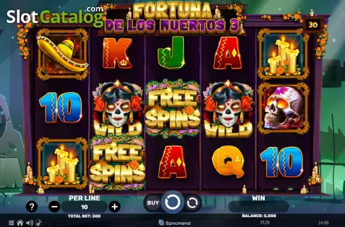 Οθόνη2. Fortuna De Los Muertos 3 Κουλοχέρης