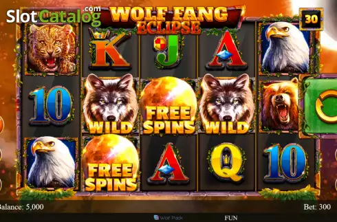 Οθόνη2. Wolf Fang Eclipse Κουλοχέρης
