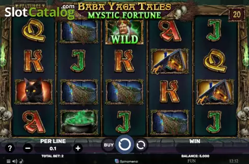 Οθόνη2. Baba Yaga Tales Mystic Fortune Κουλοχέρης