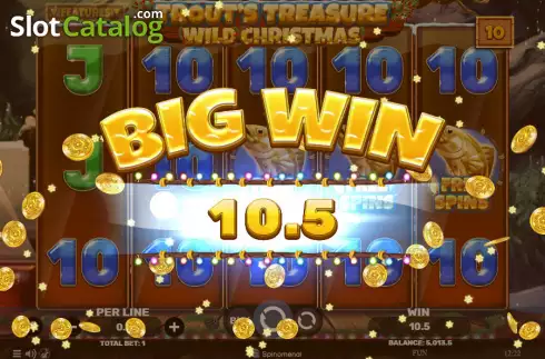 Οθόνη4. Trout's Treasure - Wild Christmas Κουλοχέρης 