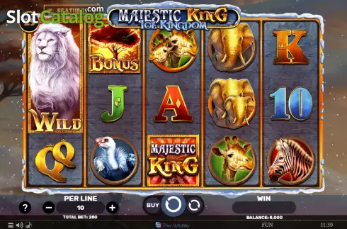 Οθόνη2. Majestic King - Ice Kingdom Κουλοχέρης 