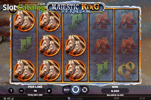 Οθόνη3. Majestic King - Ice Kingdom Κουλοχέρης 