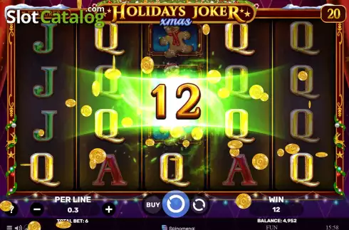 Οθόνη3. Holidays Joker - Xmas Κουλοχέρης
