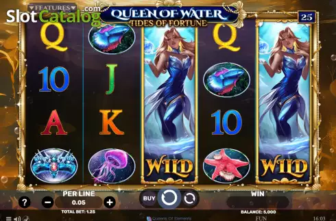 Οθόνη2. Queen of Water - Tides of Fortune Κουλοχέρης 