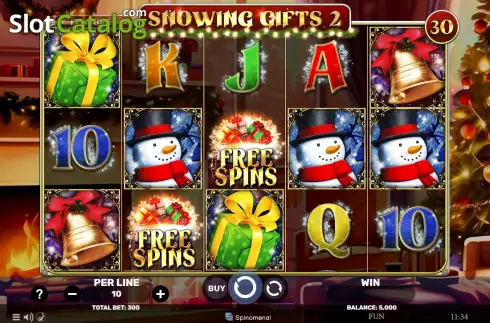 Οθόνη2. Snowing Gifts 2 Κουλοχέρης