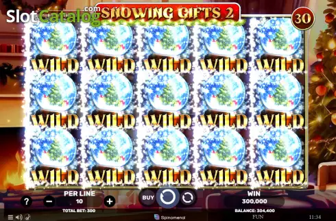 Οθόνη3. Snowing Gifts 2 Κουλοχέρης