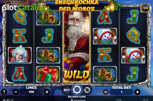Οθόνη2. Snegurochka and Ded Moroz Κουλοχέρης