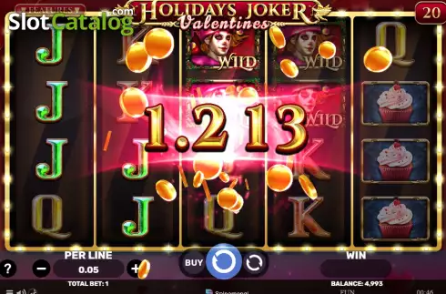 Οθόνη3. Holidays Joker - Valentines Κουλοχέρης