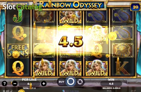 Οθόνη3. Rainbow Odyssey Κουλοχέρης