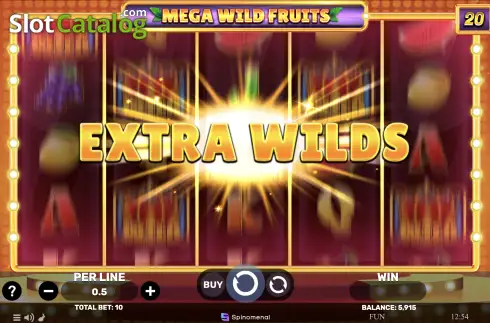 Οθόνη9. Mega Wild Fruits Κουλοχέρης