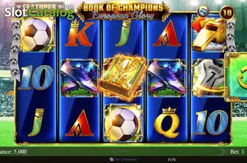 Οθόνη2. Book of Champions - European Glory Κουλοχέρης