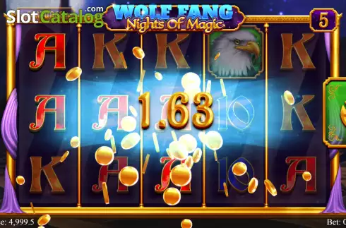 Οθόνη3. Wolf Fang - Nights of Magic Κουλοχέρης