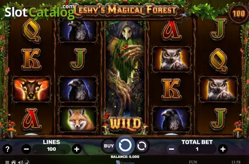 Οθόνη2. Leshy's Magical Forest Κουλοχέρης