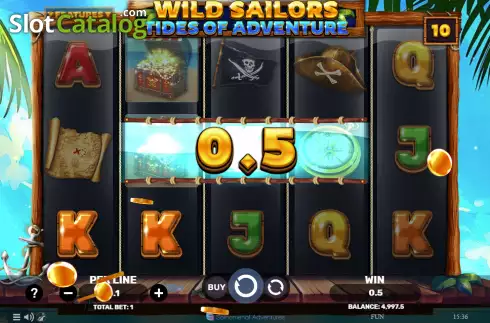 Οθόνη3. Wild Sailors - Tides of Adventure Κουλοχέρης
