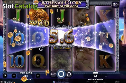 Οθόνη3. Athena's Glory – Twilight of the Gods Κουλοχέρης