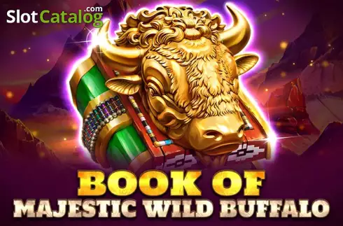 Book of Majestic Wild Buffalo Λογότυπο Book of Majestic Wild Buffalo Λογότυπο