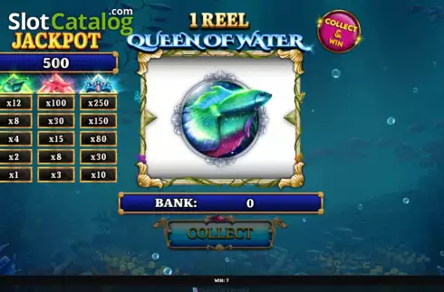 Οθόνη3. 1 Reel Queen of Water Κουλοχέρης