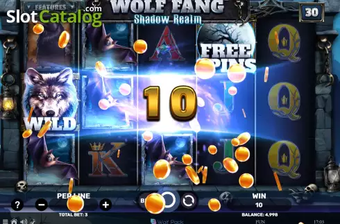 Οθόνη3. Wolf Fang - Shadow Realm Κουλοχέρης