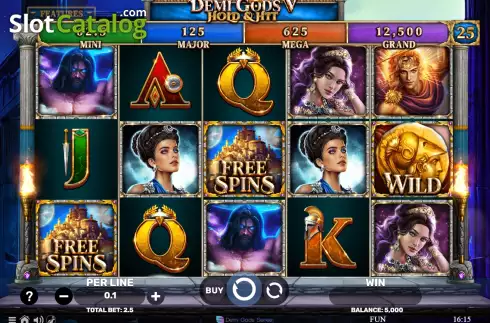 Οθόνη2. Demi Gods V Hold & Hit Κουλοχέρης