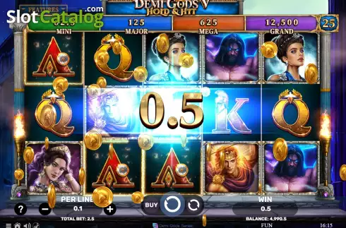 Οθόνη3. Demi Gods V Hold & Hit Κουλοχέρης