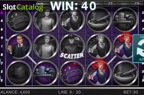 Οθόνη 4. Gangster's Slot Κουλοχέρης