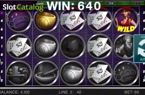 Οθόνη 7. Gangster's Slot Κουλοχέρης
