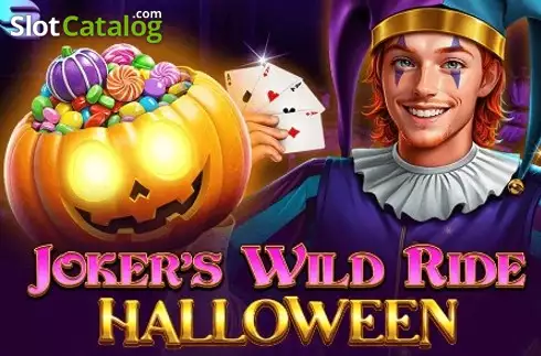 Joker's Wild Ride Halloween Λογότυπο Joker's Wild Ride Halloween Λογότυπο