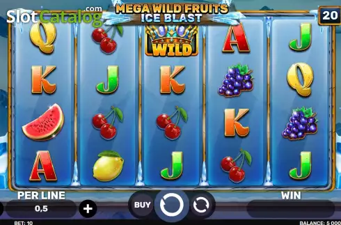 Οθόνη2. Mega Wild Fruits - Ice Blast Κουλοχέρης