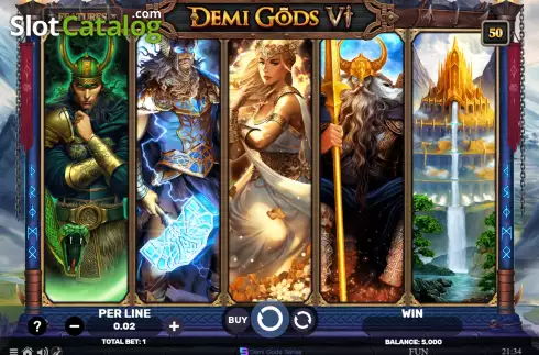 Οθόνη2. Demi Gods 6 Κουλοχέρης
