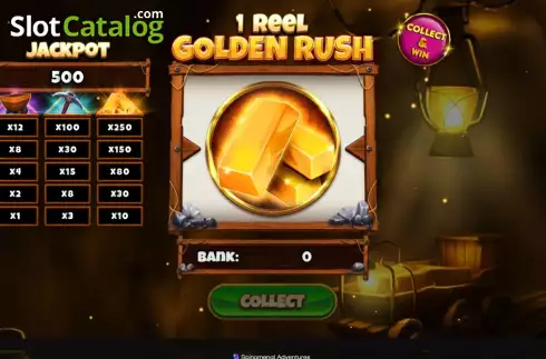 Οθόνη2. 1 Reel Golden Rush Κουλοχέρης