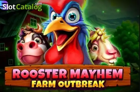 Rooster Mayhem Farm Outbreak Λογότυπο