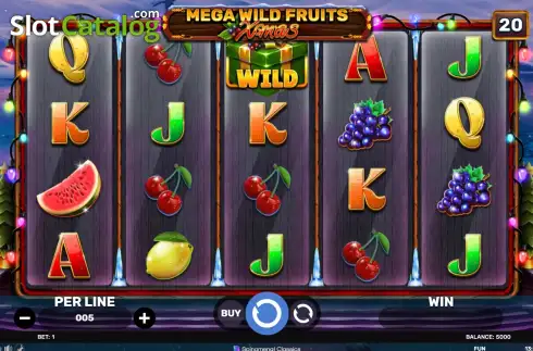 Οθόνη2. Mega Wild Fruits - Xmas Κουλοχέρης