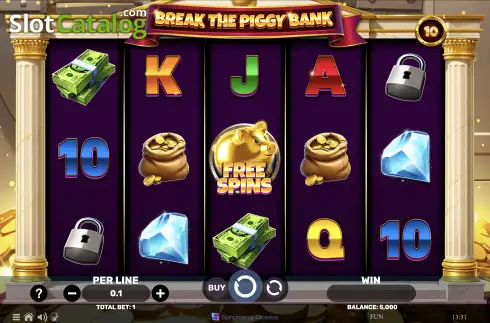 Οθόνη2. Break The Piggy Bank (Spinomenal) Κουλοχέρης