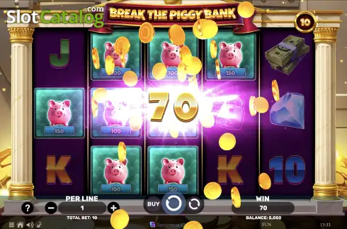 Οθόνη3. Break The Piggy Bank (Spinomenal) Κουλοχέρης