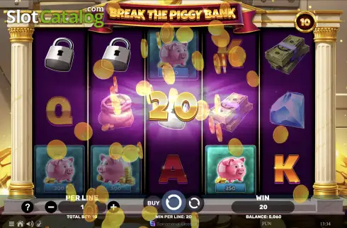 Οθόνη4. Break The Piggy Bank (Spinomenal) Κουλοχέρης