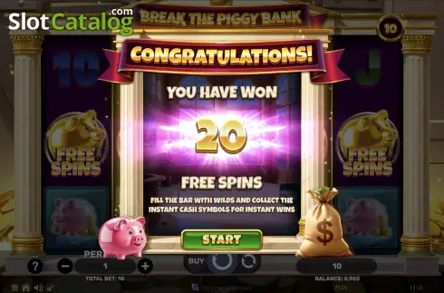 Οθόνη7. Break The Piggy Bank (Spinomenal) Κουλοχέρης