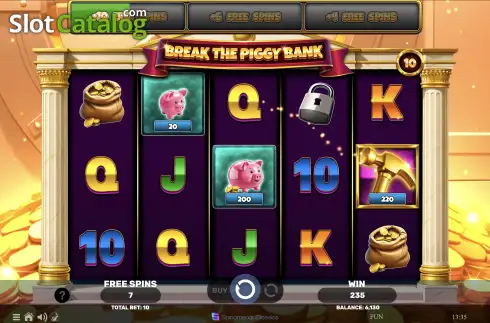 Οθόνη8. Break The Piggy Bank (Spinomenal) Κουλοχέρης