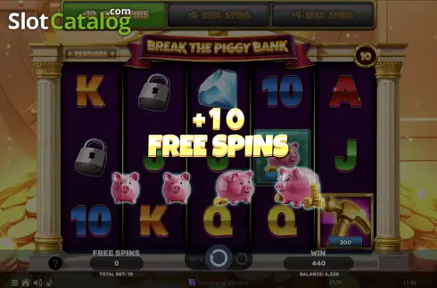 Οθόνη9. Break The Piggy Bank (Spinomenal) Κουλοχέρης