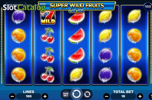 Οθόνη2. Super Wild Fruits - On Ice Κουλοχέρης