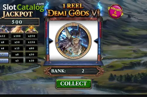 Οθόνη3. 1 Reel - Demi Gods 6 Κουλοχέρης