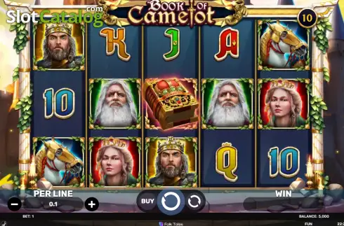 Οθόνη2. Book of Camelot Κουλοχέρης