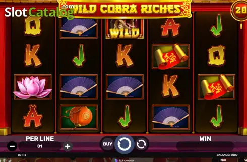 Οθόνη2. Wild Cobra Riches Κουλοχέρης