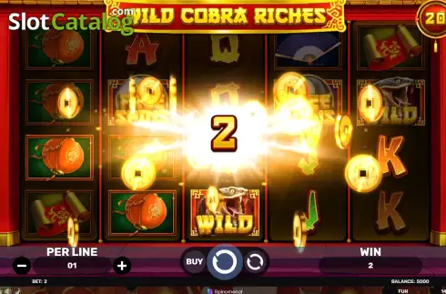 Οθόνη3. Wild Cobra Riches Κουλοχέρης